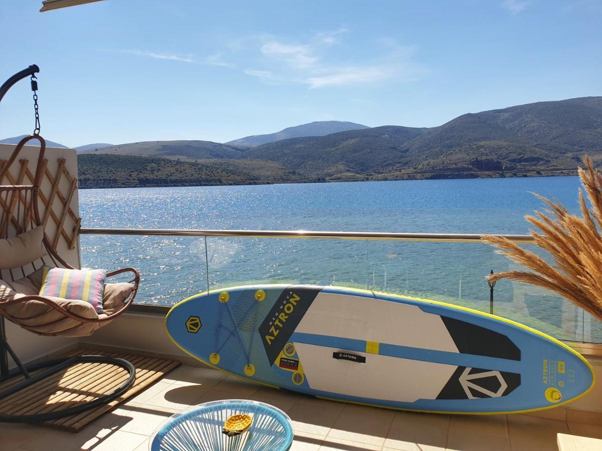 Beach House In Itea-Delphi Exterior foto